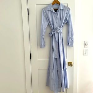 Monica Nera Carrie Dress. Women’s size Large light blue